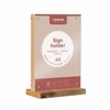 EUROPEL Luxury A5 Table Stand, FSC Certified Oak Base and