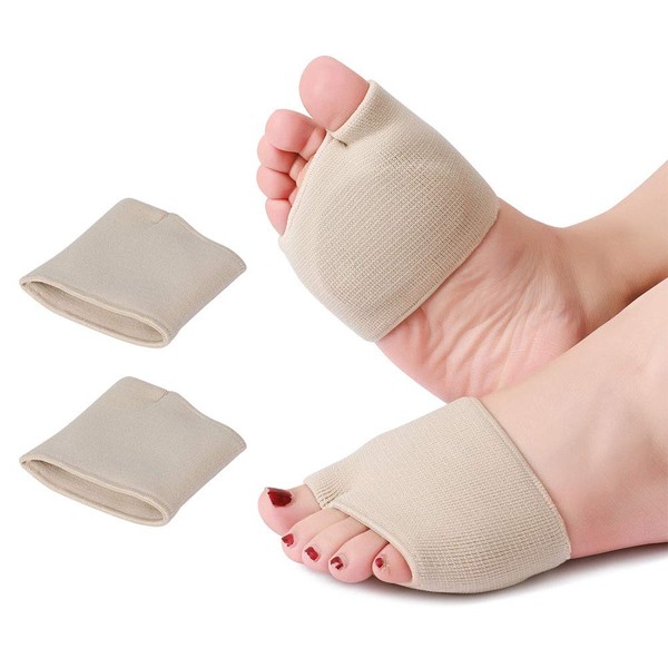 Bunion Corrector,Toe Sleeve Metatarsal Pain Relief Forefoot Gel Shock Pressure Relief Protection Feet Care Foot Pads 1 Pair of Metatarsal Pads Metatarsal Cushioning Pads