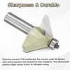 sourcing map 45 Degree Chamfer Router Bit 1/2 Inch Shank