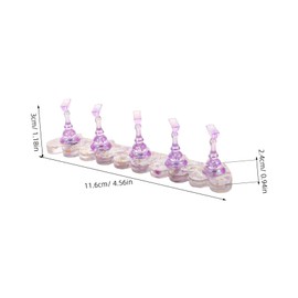 FOMIYES Practice Nail Art Display Holder Lightweight Portable Nail Tips Stand for Realistic Texture Professional Training Tool for Beginners and Salon Use
