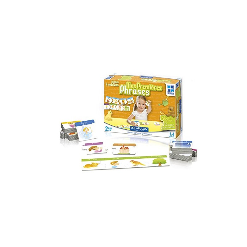 Megableu - 678005 – educational game - mes premieres phrases