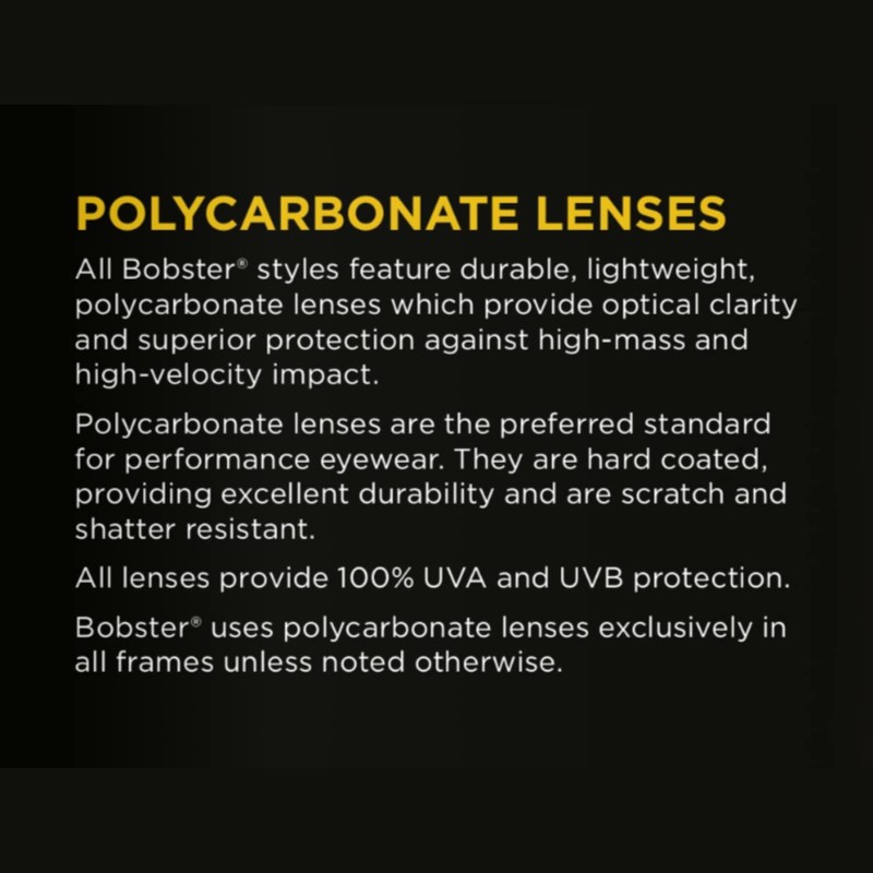 Bobster ® Phoenix, Gloss Black Frame, Smoked, Amber, & Clear