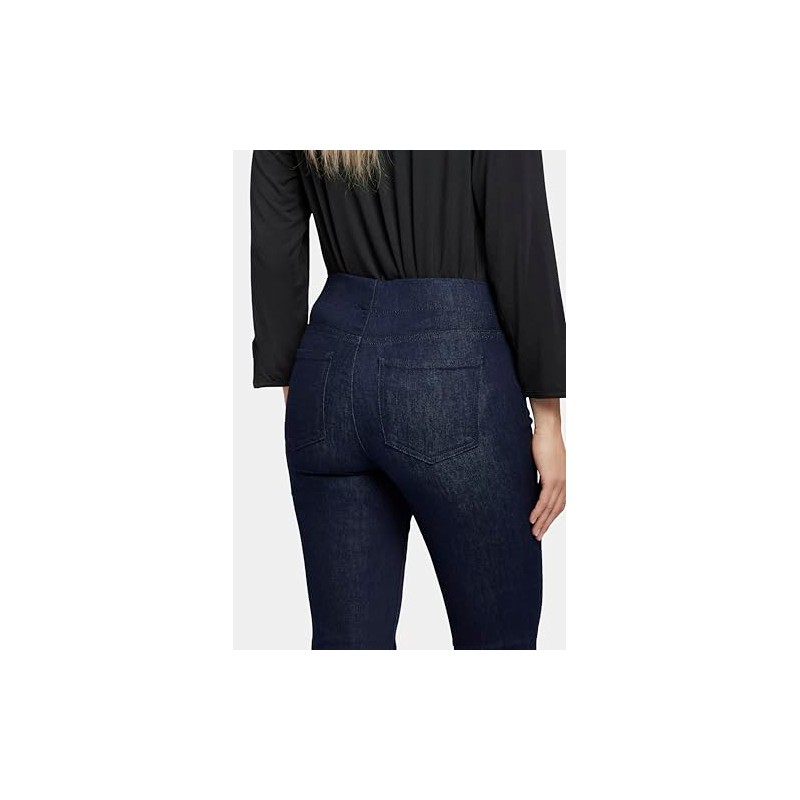 NYDJ Women's Pull On Marilyn Straight Jeans, Rinse