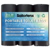 Sailortenx 60 bolsas de inodoro portátiles 100% compostables de 8