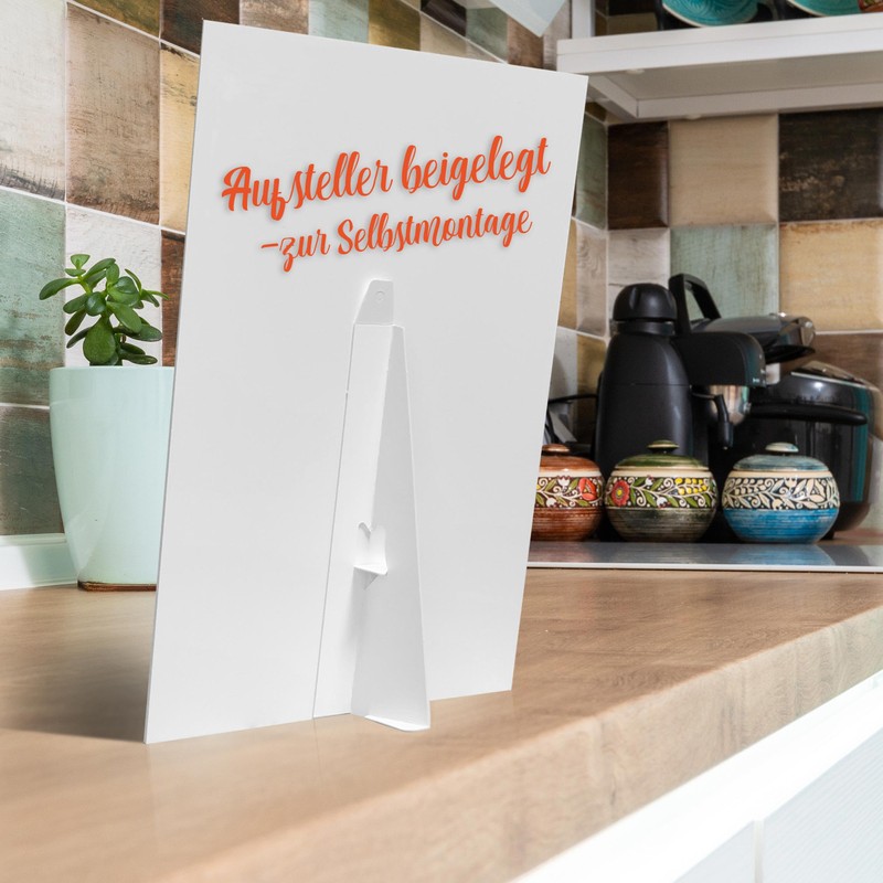 In dieser Küche wird gefeiert - Home Sign with Quote