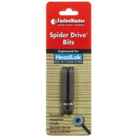FastenMaster FMSPIDER3-2PK HeadLOK Spider Driver Bit, 2 Inches, 2-Pack