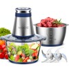 KOIOS Food Processor, 500W Electric Food Chopper with 2 Bowls
