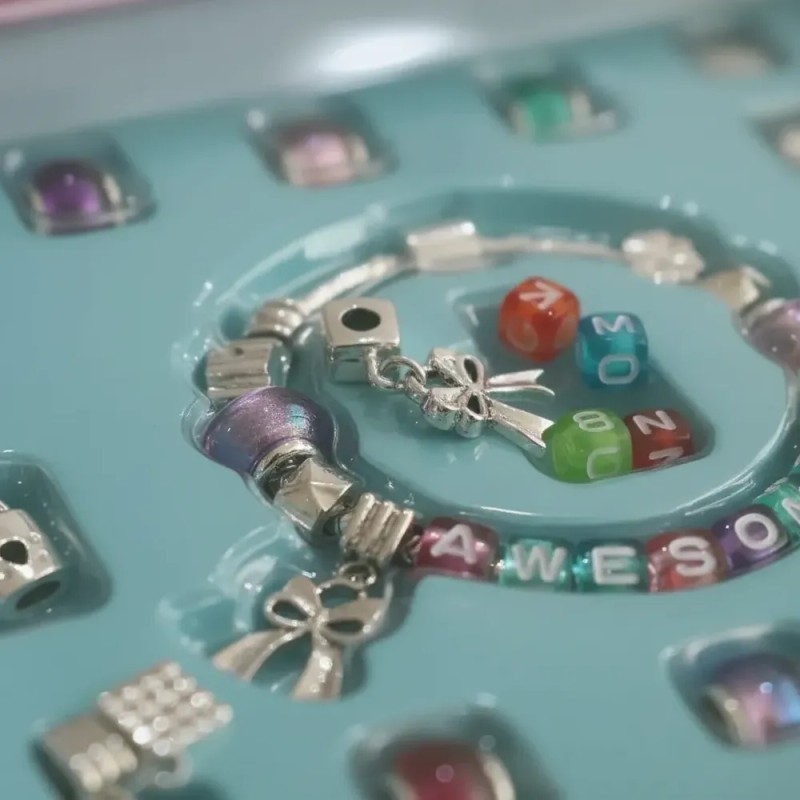 Joyland - Set Pulseras Cuentas Para Hacer Bricolaje Niñas Con