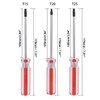 3-Pack Torx Security Screwdriver with Magnetic Tip Plastic Grip with