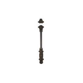 STALLION HARDWARE 12" Brass Slide Bolt Lock – Oil Rubbed Bronze Finish, Heavy Duty Door Mount Latch for Wooden, Metal & Aluminum Doors, Set of 2