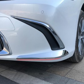 Suitable for 2018-2024 for Lexus ES250, ES300, ES300h, ES350 Front Bumper Anti-Collision Strip, Anti Scratch Strip, Bumper Protection Sticker, Stainless Steel 2-pc