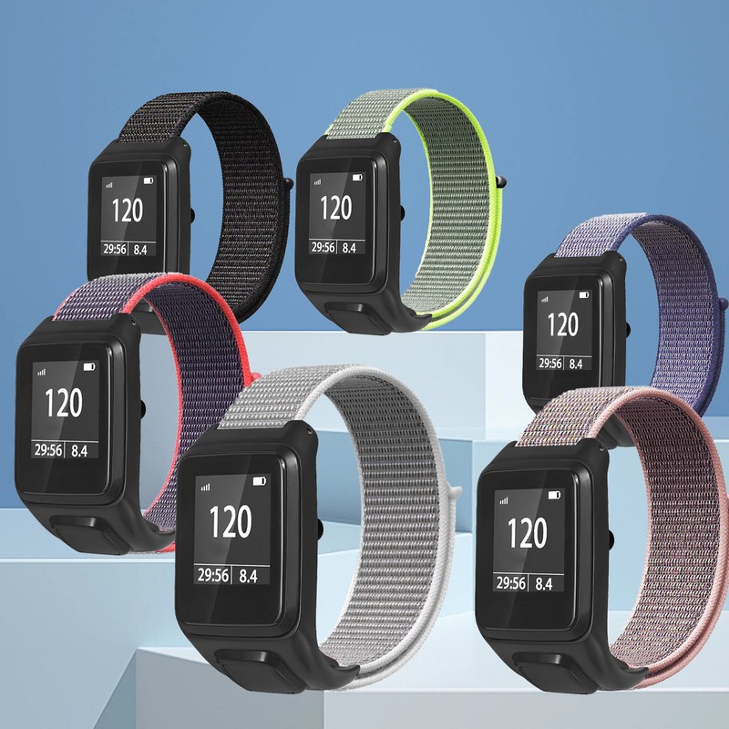 2 in 1 Elastic Braided Nylon Sport Watch Strap Replacement