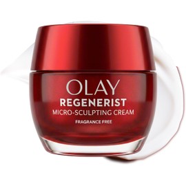 Olay Anti-aging Face Moisturizer Cream Regenerist, Micro-sculpting and Fragrance-free, 1.7 Ounces                                                     
