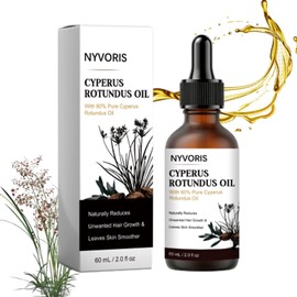 Rotundus Oil, for Hair Removal, Reduce Hair Growth, Soothes & Nourishes the Skin, Suitable for All Skin Types, Organic Cold Pressed