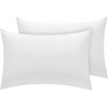 LivinEase Pillow Cases 2 Pack(50 x 75cm) With Envelope Closure -Super Soft Hotel Quality White Housewife Pillow Cases (White, Pair of Pillow Cases)