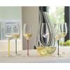 Riedel Fatto A Mano Riesling/Zinfandel Wine Glass, Black