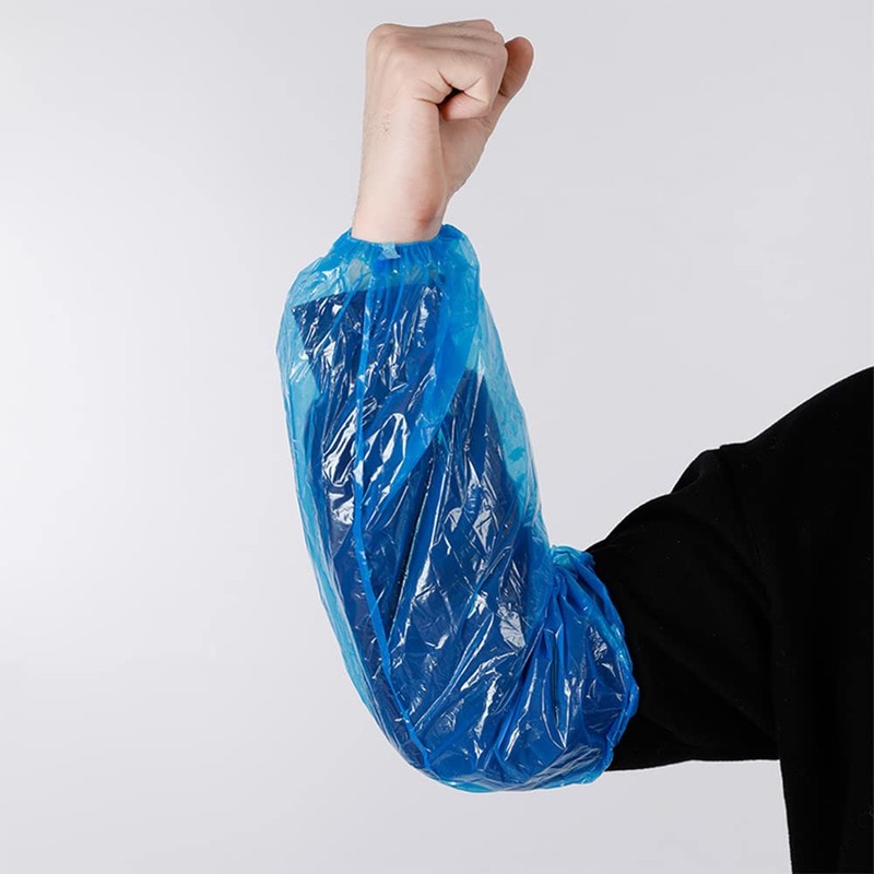 ONEWANGDAFA 100 Pcs Disposable Arm Sleeves Covers Waterproof Sleeve Protector