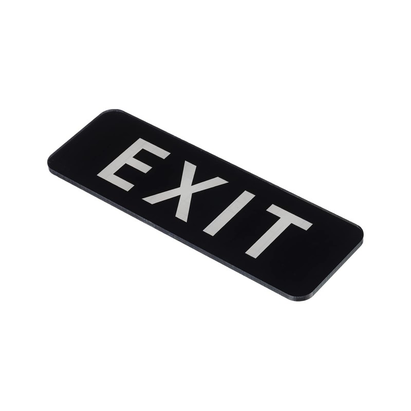 PATIKIL Self Adhesive Exit Sign, Acrylic 6"x2" Waterproof Door Sticker