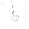 YFN Women Necklace “Lovely Cat” 925 Sterling Silver Cubic Zirconia