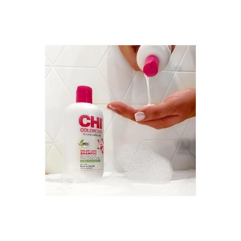 Chi Colorcare Colour Lock Shampoo & Conditioner Set - 355