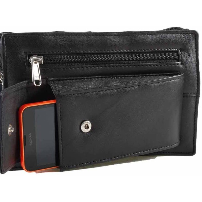 Taxi Driver Money Bag, Black, Medium Business Home