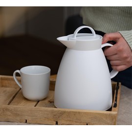 Insulated Flask 1 L Dan weiß gedeckt