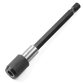 Onwon Magnetic Screwdriver Bit Holder 1/4 Inch Hex Shank Quick Change Drill Bit Extension Set Quick Release Extension Chuck Adapter for Screws, Nuts, Drill, 100mm