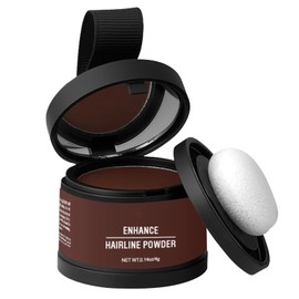 Hairline Powder | Root Touchup Hair Color with Applicator,Waterproof Long-Lasting Hair Concealer Gray Coverage Shading Tool for Instantly Thicker Fuller Look