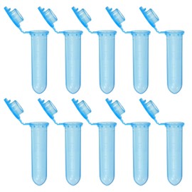 PATIKIL 2ML Plastic Centrifuge Tubes, 500 Pcs Round Bottom Centrifuge Tube with Snap Cap and Graduated Marks for Laboratory Sample, Blue