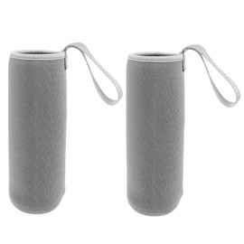 MUCKLILY 2 Pack Insulated Water Cup Holder Cooling Sleeves Bottle Covers for Sports Travel Heat Cold Resistant Scratch Easy to Carry Neoprene Material