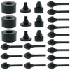 Dsnaduo 24 PCS Rubber Hood Bumper Assortment - Universal 45393