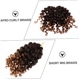 Baluue 4pcs Natural Crochet Braiding Hair Extensions for Women Spring Hair for Braids