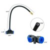 Brass Misting Nozzles Tee with 12inch Built in Hose for