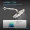 OFFO Shower Head Extension Arm Brushed Nickel, 15.2cm(6 Inches) Shower