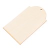 50pcs Wood Pieces DIY Natural Rustic Unfinished Wood with Hemp