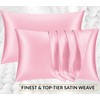 Pamposh Satin Silk Pillowcases For Hair And Skin 2 Pack