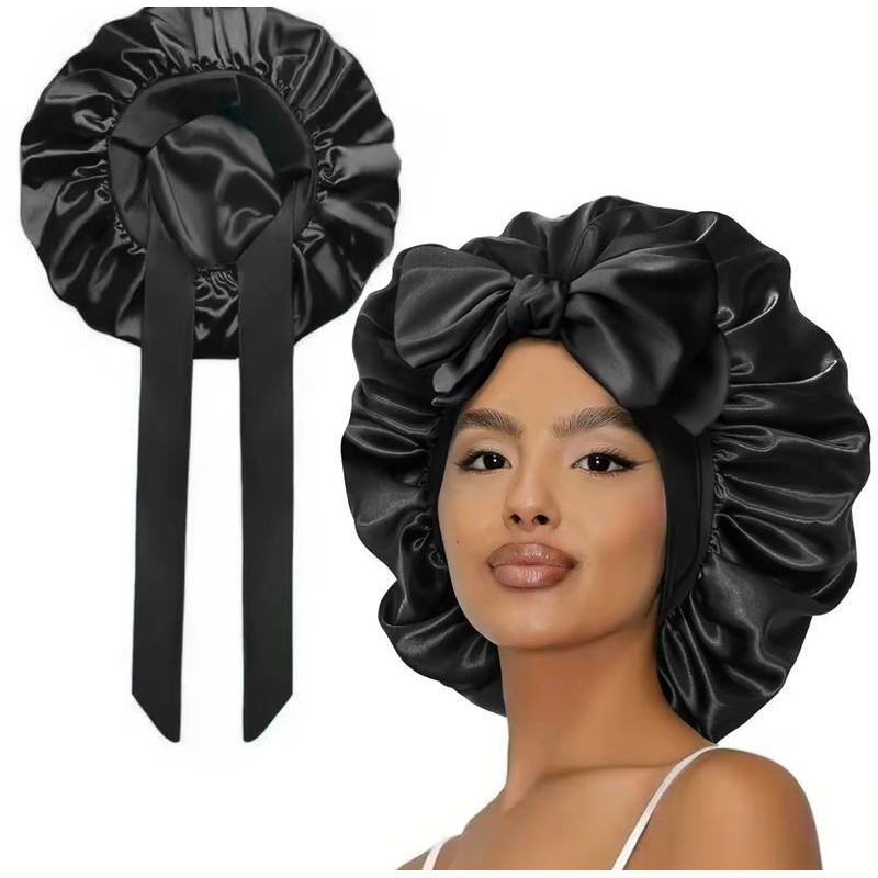 Silk Single-Layer Hair Bonnet - Breathable Design for Your Hair