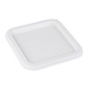 Restaurantware-LID ONLY: Met Lux Food Container Lid, 1 Square Lid