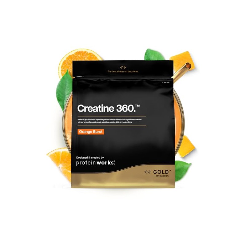 Protein Works Creatine 360 - GOLD Innovation, Creatine Monohydrate, CoQ10,