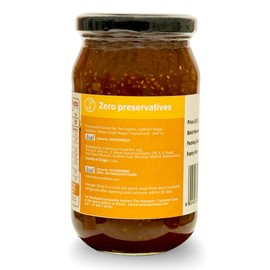 Conscious Food Mango Fruit Spread | 17.6 oz. (500g) | Made with Honey and Chia Seeds | No Added Refined Sugar