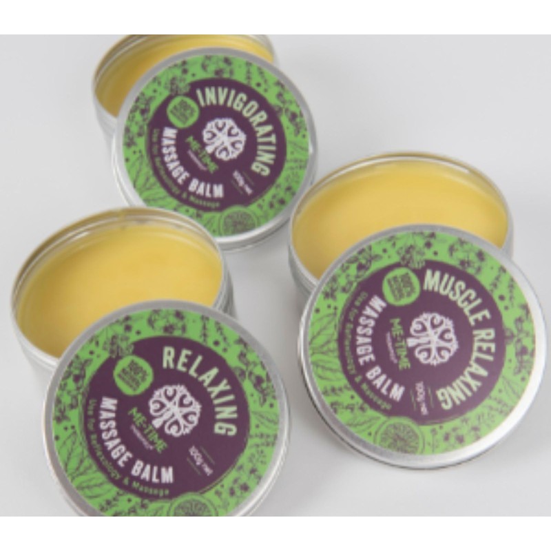Me Time Massage Balm (Muscle Relaxing) Reflexology Wax Balm, Sports