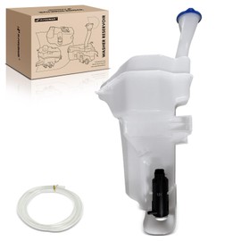 A-Premium Windshield Washer Reservoir Tank Assembly Compatible with Hyundai Elantra 2014 2015 2016 - with Cap & Washer Pump & Hose & Filler Neck & Bracket
