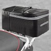 TTBDDM Bicycle Pannier Rack Bag, Bicycle Rear Bag with Reflective