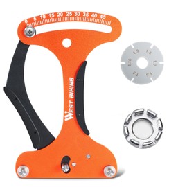 ANGGOER Spoke Tension Meter, Aluminum Alloy Bicycle Wheel Tool, Wire Tension Adjustment Tool Bike Accessory for Bicycle Wheel Spokes Manufacturing Or Correction
