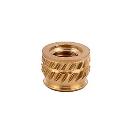 E-Z LOK Threaded Insert for Plastic Tapered Single Vane Brass Thread Inserts 10-32 TPR Pack of 50