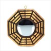 Better us Feng Shui Wood Bagua Mirror 4 Inch (Concave)