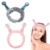 BHIPKOT Headband Face Wash Palm Snail Spa Headband Cosmetic Woman