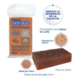 Esponjabón T.Taio 120g Concha Nácar Antiacné Exfoliante Cuerpo Rostro