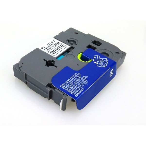 12mm Width Laminated Label Tape for Brother P-Touch PT-1000. White