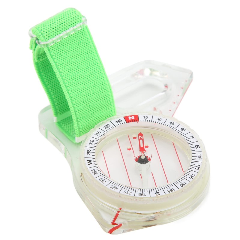 Thumb Compass, Orienteering Compass with Luminous Markings